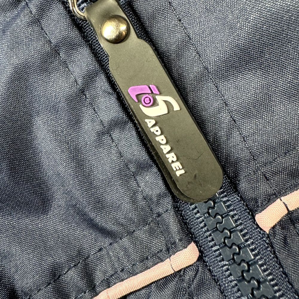 I5 Apparel Hooded Windbreaker Womens Large Blue Rain Outdoors Pockets Full‎ Zip - Picture 8 of 13